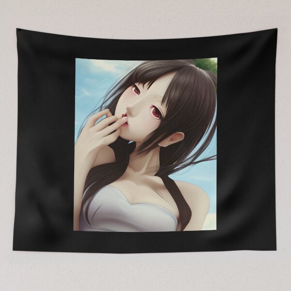 Item preview, Kawaii Anime Girl Cherry Lips designed and sold by LaLilacRose.