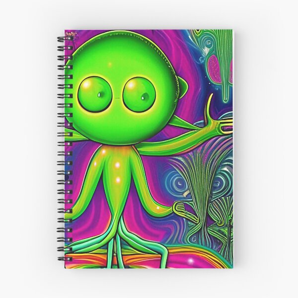 Item preview, Funny alien art. Colorful surreal alien designed and sold by Neo-Expression.