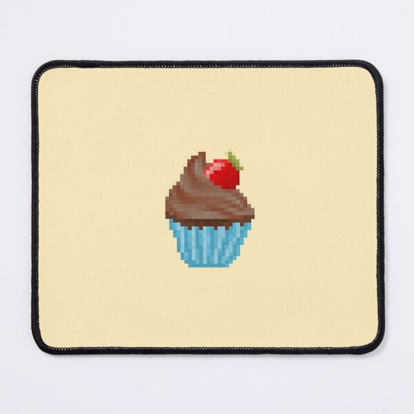 Item preview, Retro Pixel Chocolate Strawberry Frosted Cupcakes designed and sold by 8BitTrip.