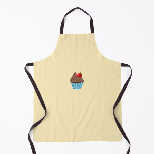 Item preview, Retro Pixel Chocolate Strawberry Frosted Cupcakes designed and sold by 8BitTrip.