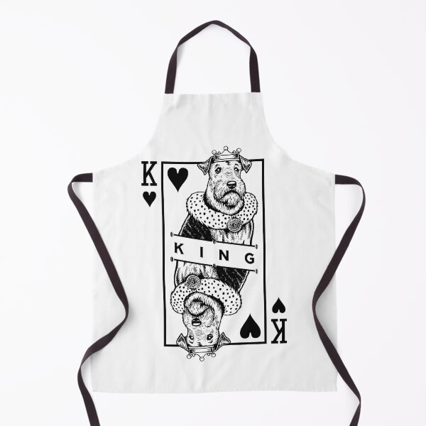 Item preview, Airedale Terrier King Of Hearts Funny Dog Lover Pop Art designed and sold by GrandeDuc.