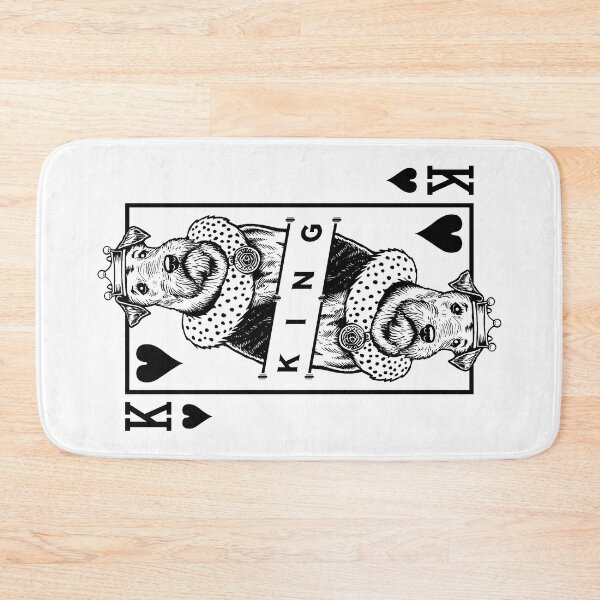 Item preview, Airedale Terrier King Of Hearts Funny Dog Lover Pop Art designed and sold by GrandeDuc.