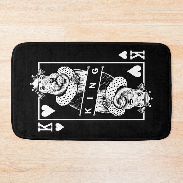 Item preview, Airedale Terrier King Of Hearts Funny Dog Lover Pop Art designed and sold by GrandeDuc.