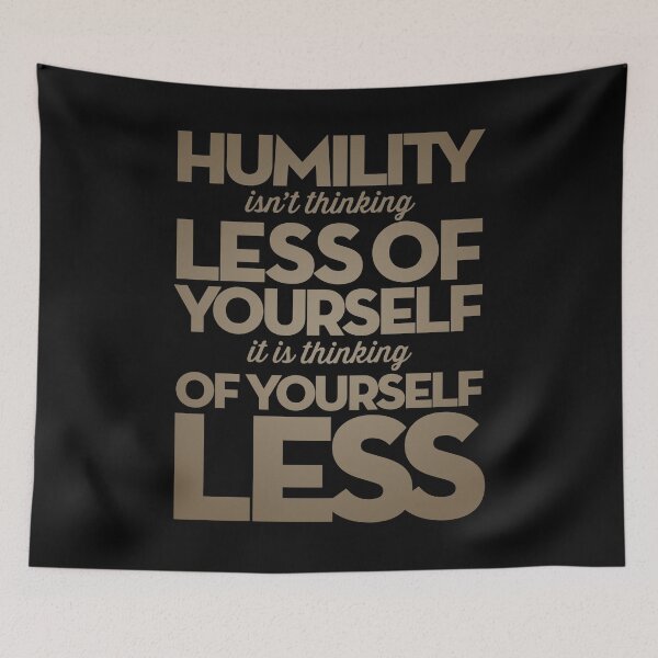 Item preview, Humility isn't thinking less of yourself v.7 designed and sold by x1brett.
