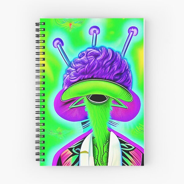 Item preview, Funny alien art. Colorful surreal alien designed and sold by Neo-Expression.