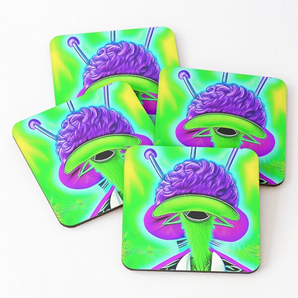 Item preview, Funny alien art. Colorful surreal alien designed and sold by Neo-Expression.