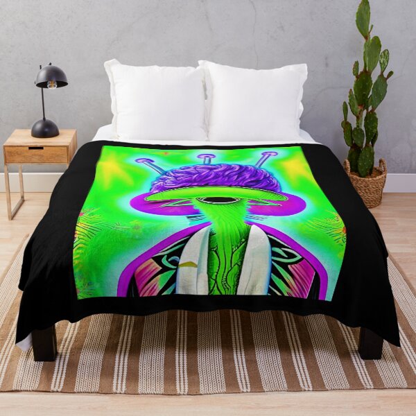 Item preview, Funny alien art. Colorful surreal alien designed and sold by Neo-Expression.