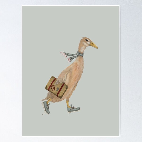 Runner Duck running Poster