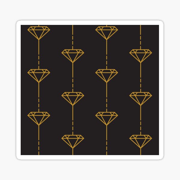 Item preview, Everything is Diamonds and Gold designed and sold by tealtile.