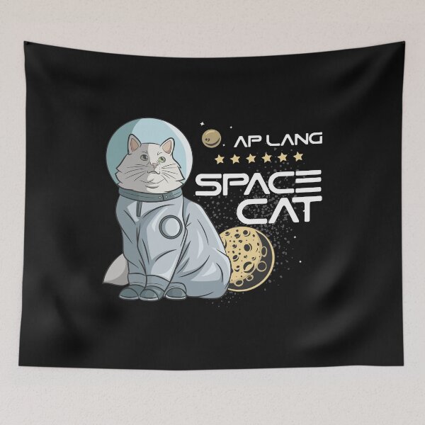 Item preview, Ap Lang Space Cat designed and sold by FROUZA Design.