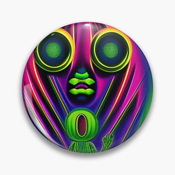 Item preview, Funny alien art. Colorful surreal alien designed and sold by Neo-Expression.