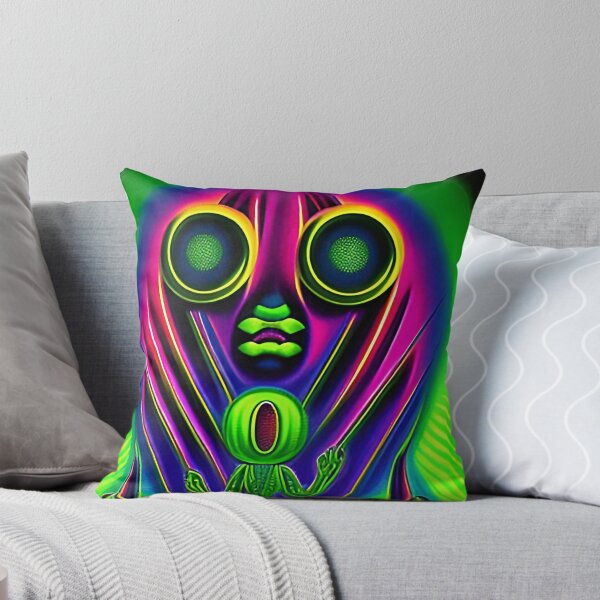 Item preview, Funny alien art. Colorful surreal alien designed and sold by Neo-Expression.