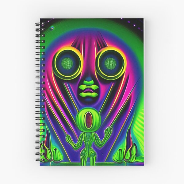 Item preview, Funny alien art. Colorful surreal alien designed and sold by Neo-Expression.