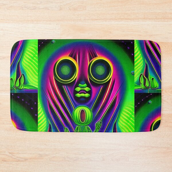 Item preview, Funny alien art. Colorful surreal alien designed and sold by Neo-Expression.