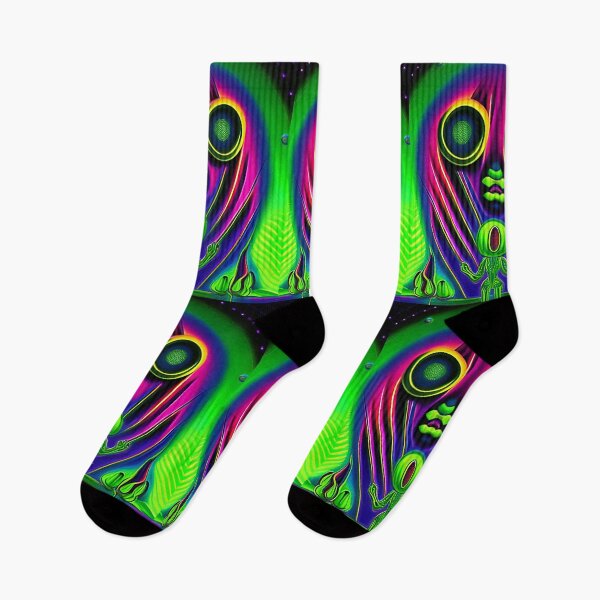 Item preview, Funny alien art. Colorful surreal alien designed and sold by Neo-Expression.