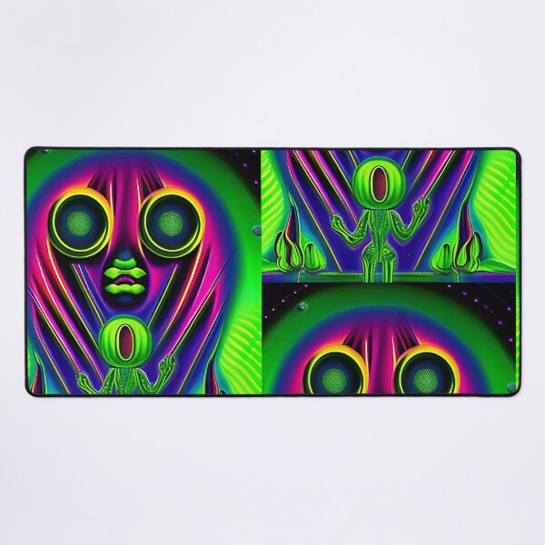 Item preview, Funny alien art. Colorful surreal alien designed and sold by Neo-Expression.