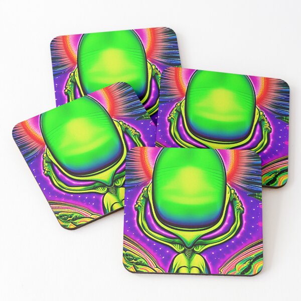 Item preview, Funny alien art. Colorful surreal alien designed and sold by Neo-Expression.