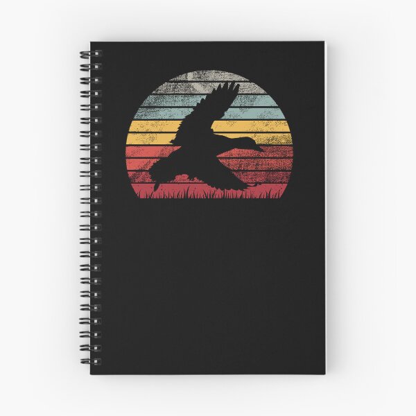 Item preview, Vintage Retro sunset style Duck hunting for Duckaholic 80s designed and sold by Cherry-Lemontie.