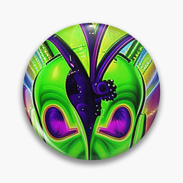 Item preview, Funny alien art. Colorful surreal alien designed and sold by Neo-Expression.