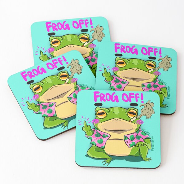 Item preview, Squishy the Frog (Rude) designed and sold by Trashzilla Foo.