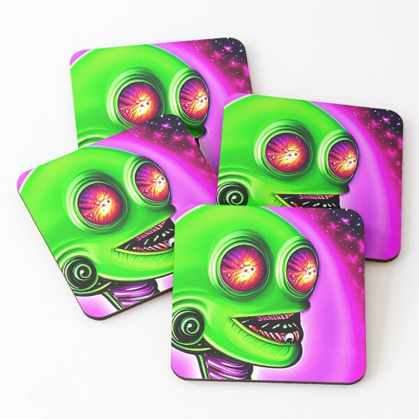 Item preview, Funny alien art. Colorful surreal alien designed and sold by Neo-Expression.