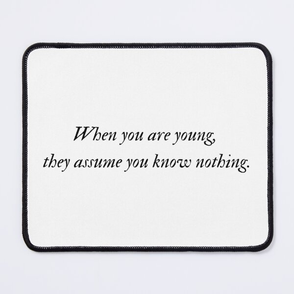Item preview, Cardigan Taylor Swift folklore lyrics - when you are young they assume you know nothing designed and sold by OverNinthCloud.