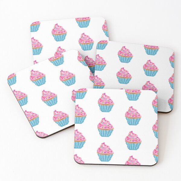 Artikelvorschau, Retro Pixel Sprinkles Frosted Cupcakes entworfen und verkauft von 8BitTrip.