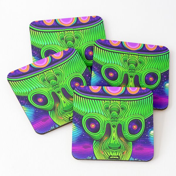 Item preview, Funny alien art. Colorful surreal alien designed and sold by Neo-Expression.