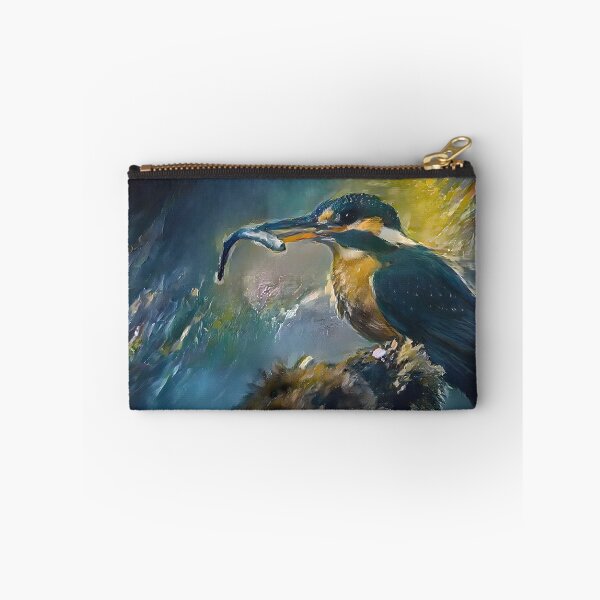 Item preview, Kingfisher and fish designed and sold by WildBirdArt.
