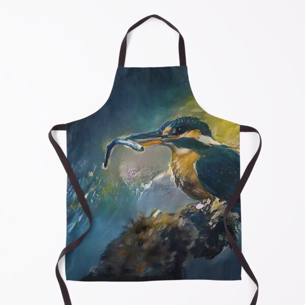 Item preview, Kingfisher and fish designed and sold by WildBirdArt.
