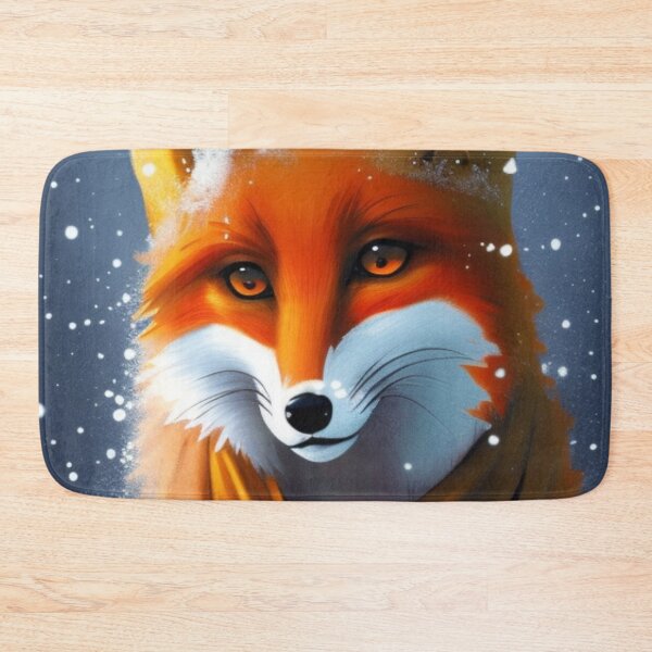 Item preview, Fox in the Snow With a Gentle Glaze designed and sold by meggydesigns.