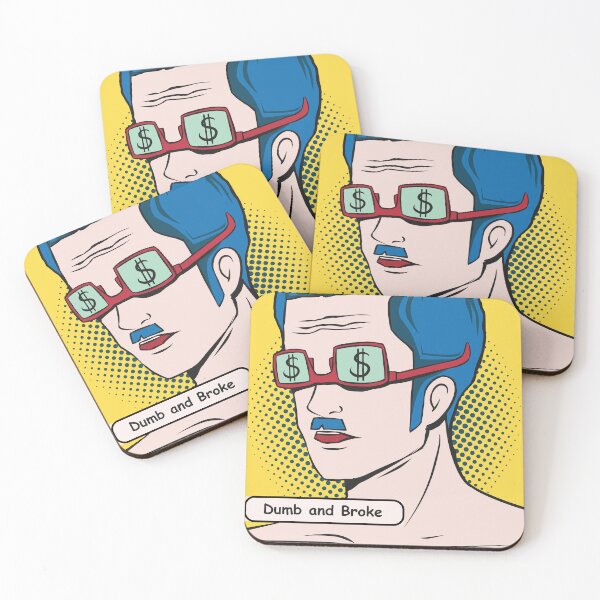 Item preview, Dumb and Broke Pop Art Man designed and sold by halleinstyle.