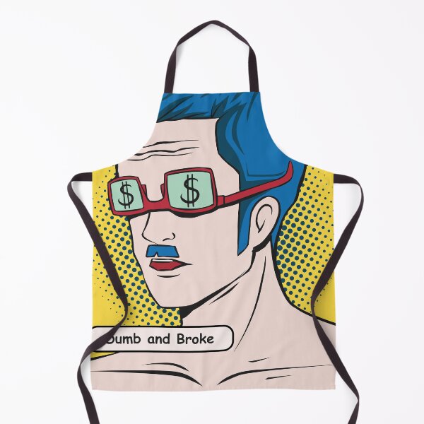 Item preview, Dumb and Broke Pop Art Man designed and sold by halleinstyle.
