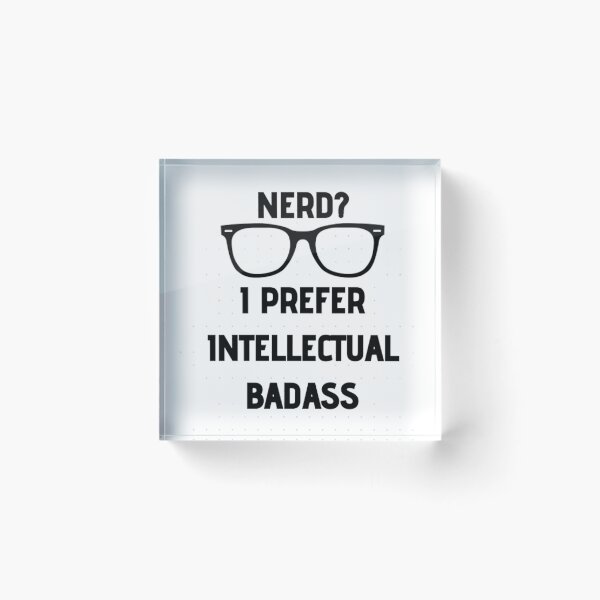 Item preview, Intellectual badass print designed and sold by FunkisDesignes.