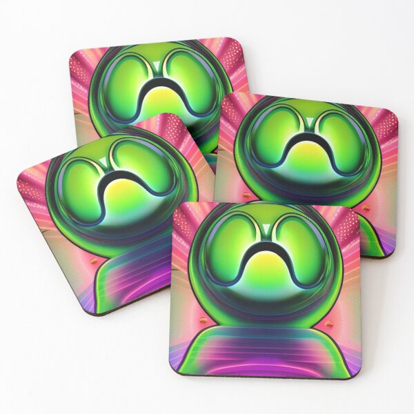 Item preview, Funny alien art. Colorful surreal alien designed and sold by Neo-Expression.