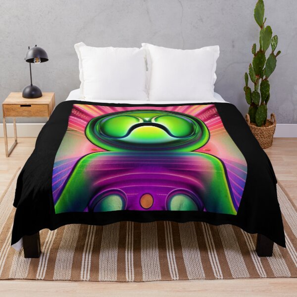 Item preview, Funny alien art. Colorful surreal alien designed and sold by Neo-Expression.