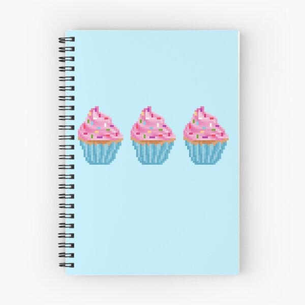 Item preview, Retro Pixel Strawberry Frosted Cupcake designed and sold by 8BitTrip.