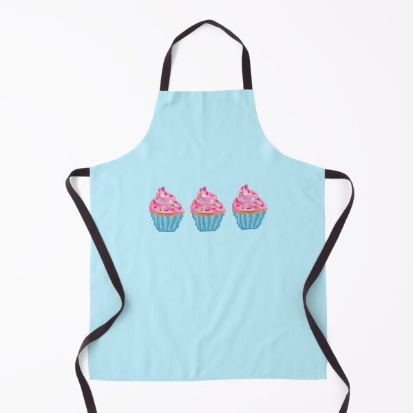 Item preview, Retro Pixel Strawberry Frosted Cupcake designed and sold by 8BitTrip.