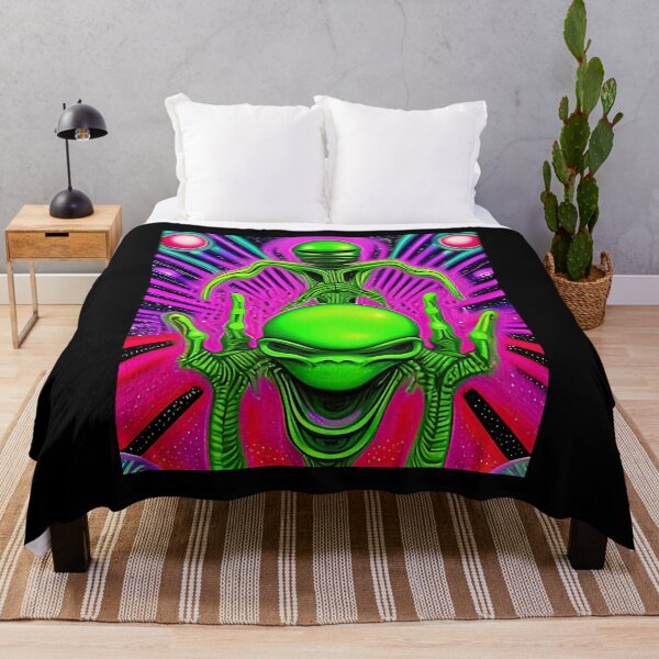 Item preview, Funny alien art. Colorful surreal alien designed and sold by Neo-Expression.