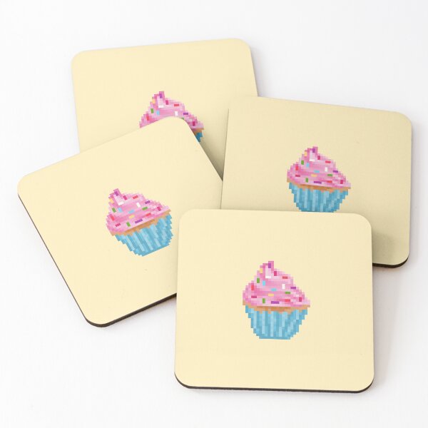 Artikelvorschau, Retro Pixel Sprinkles Frosted Cupcakes entworfen und verkauft von 8BitTrip.