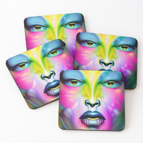 Item preview, Beautiful colorful arcturian starseed art. Popart style designed and sold by Neo-Expression.