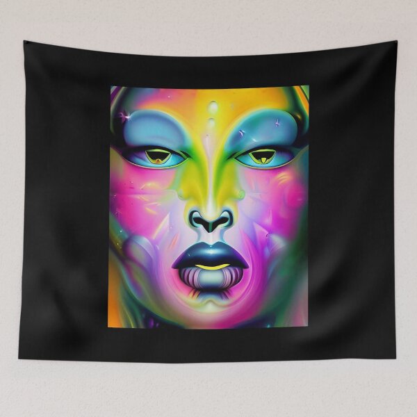 Item preview, Beautiful colorful arcturian starseed art. Popart style designed and sold by Neo-Expression.