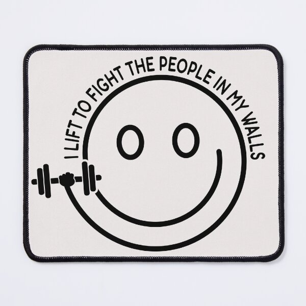 Item preview, I Lift To Fight The People In My Walls designed and sold by NabShirts ⭐⭐⭐⭐⭐.