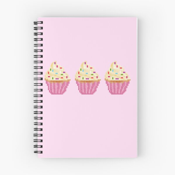 Item preview, Retro Pixel Vanilla Sprinkles Frosted Cupcakes designed and sold by 8BitTrip.