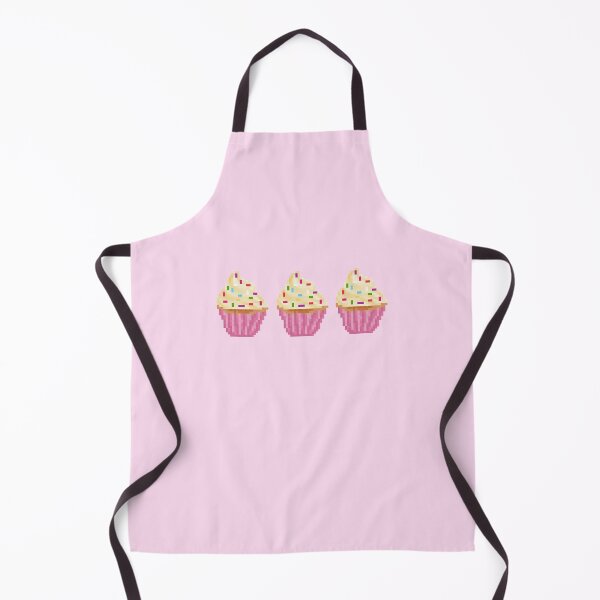 Item preview, Retro Pixel Vanilla Sprinkles Frosted Cupcakes designed and sold by 8BitTrip.