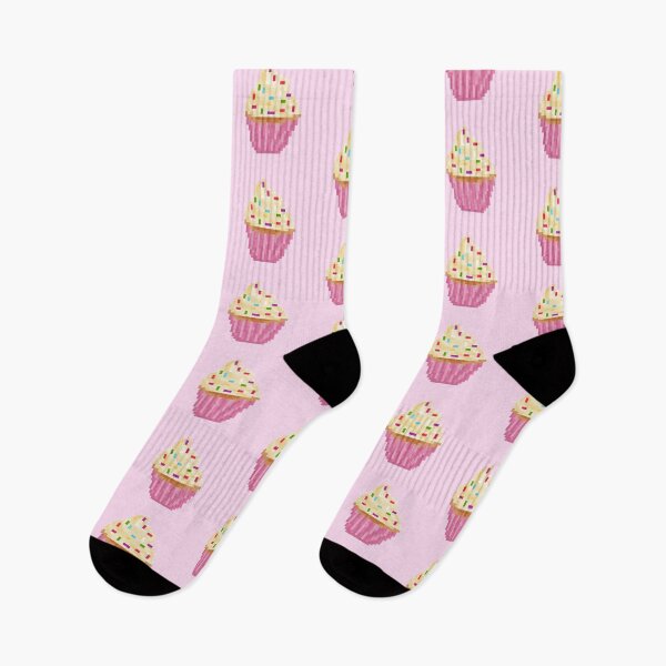 Item preview, Retro Pixel Vanilla Sprinkles Frosted Cupcakes designed and sold by 8BitTrip.