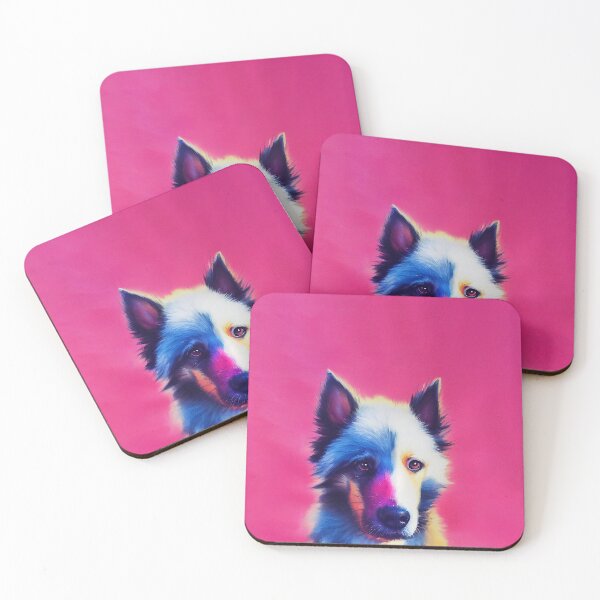 Item preview, Watercolor portrait of Belgian Laekenoi dog designed and sold by AppleElf.
