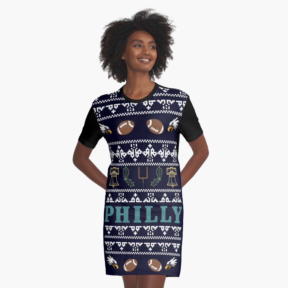 Philadelphia Eagles Christmas Caro Pattern Ugly Sweater For Men