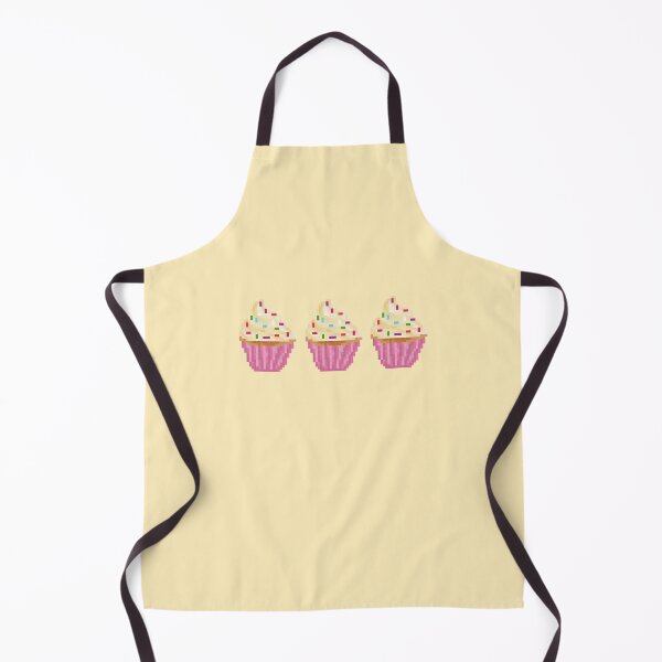 Item preview, Retro Pixel Vanilla Sprinkles Frosted Cupcakes designed and sold by 8BitTrip.