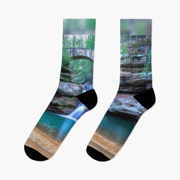 Item preview, Hocking Hills waterfall and Bridge - Ohio designed and sold by Kathy Weaver.
